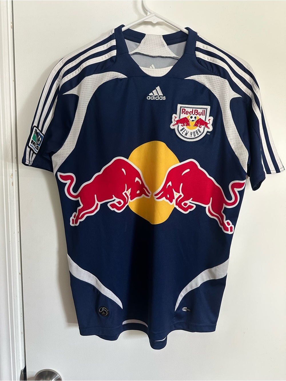 adidas New York Red Bulls Jersey - Navy Blue - Kids size Large